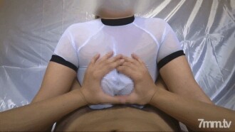 [Roupas de ginástica Titty foda tiro] Apenas 2 doses de sêmen entre os seios em roupas transparentes de ginástica!! Tiro individual amador 033