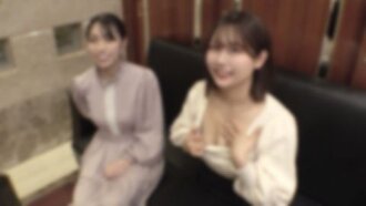 [First Shoot/Private Shoot] Definitely the best of the Reiwa era. Two current popular idols with baby faces and huge breasts❣ National treasure-class 'I-cup' & 'H-cup' exclusively...